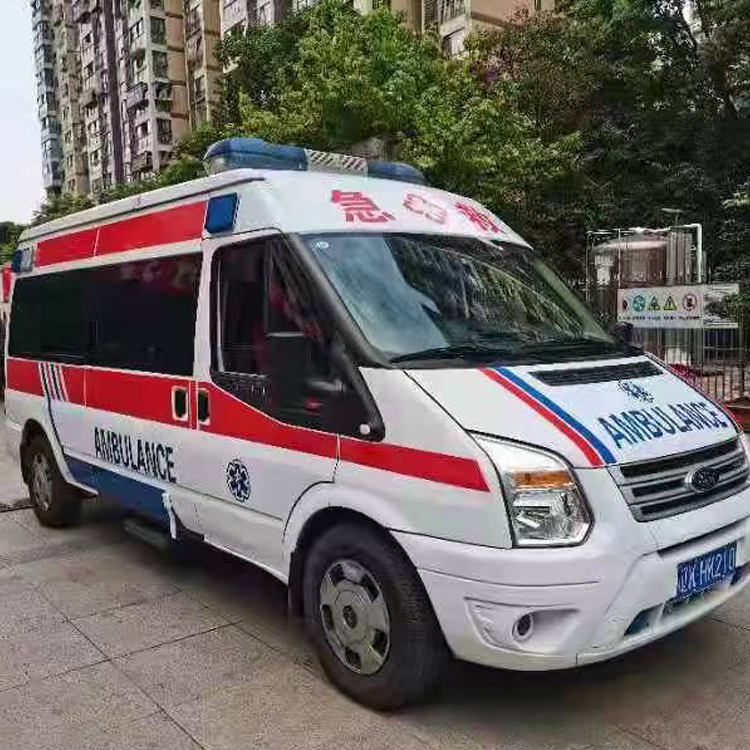 永胜长途救护车护送病人返乡